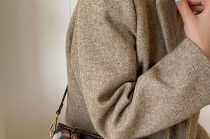 Piped Leather Faux Bag Crossbody