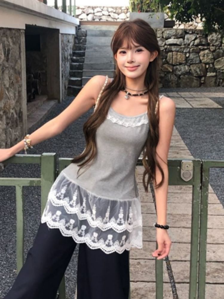 Flowy Lace Camisole