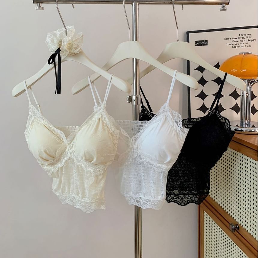 Spaghetti Strap Lace Cami