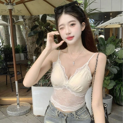 Spaghetti Strap Lace Cami