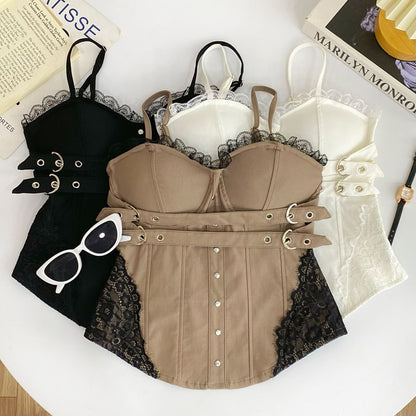 Lace Trim Bustier