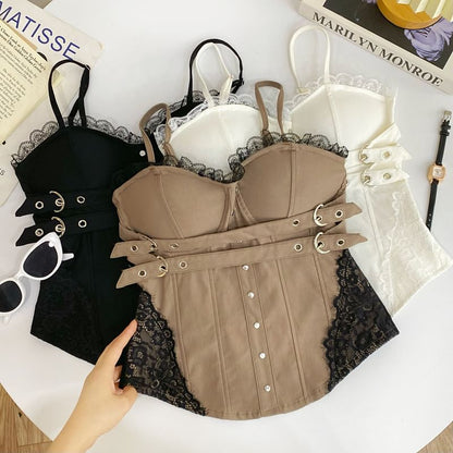 Lace Trim Bustier