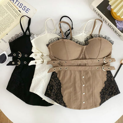 Lace Trim Bustier