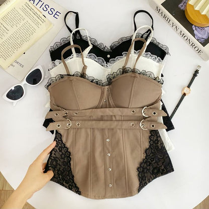 Lace Trim Bustier