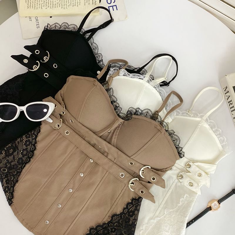Lace Trim Bustier