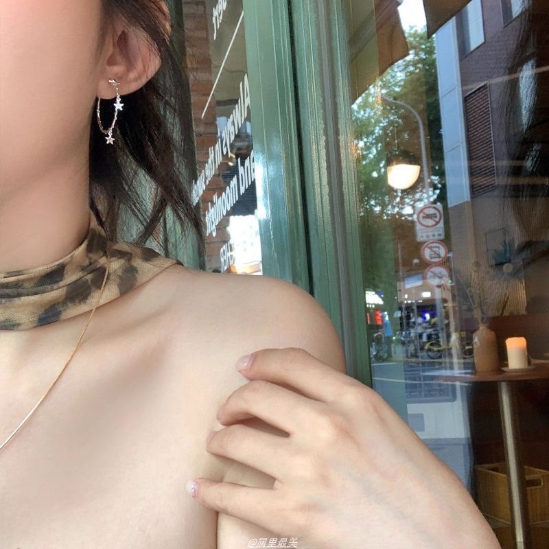 Hoop Star Alloy Earring