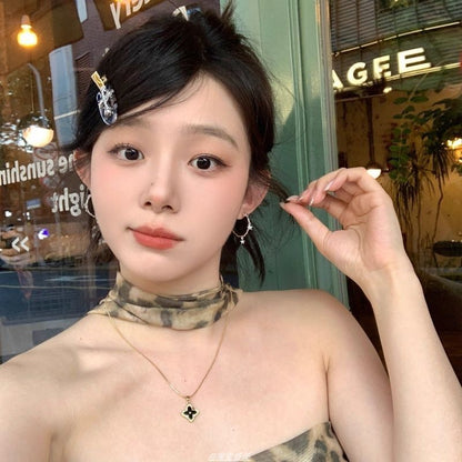 Hoop Star Alloy Earring