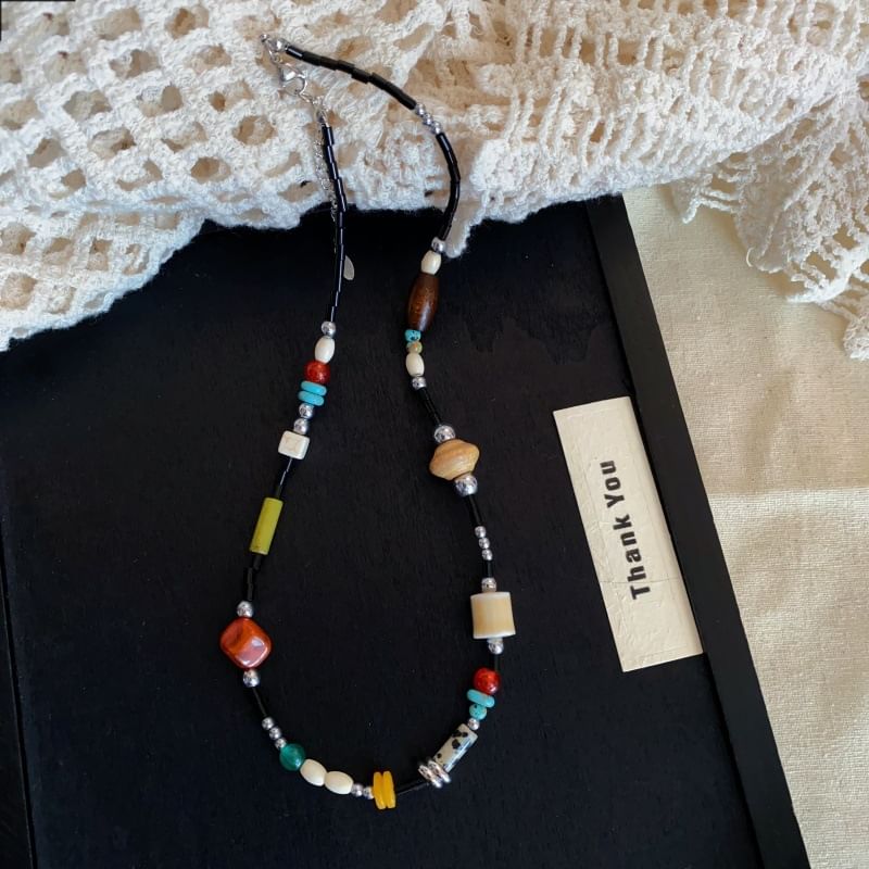 Gemstone Bead Choker