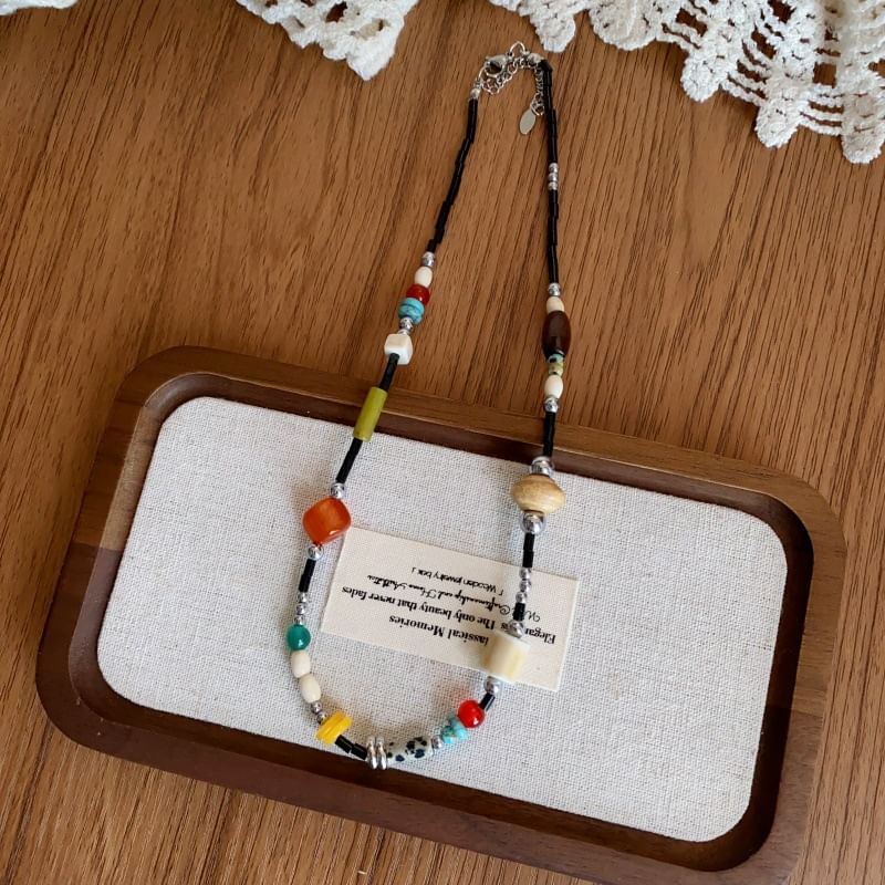 Gemstone Bead Choker