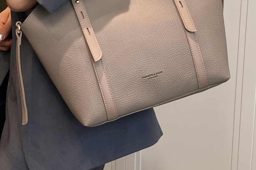 Tote Leather Faux Bag