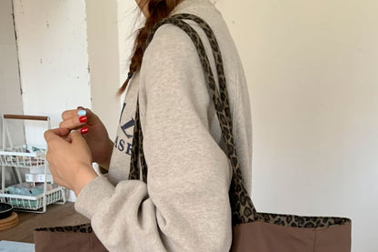 Leopard Tote Print Bag Panel