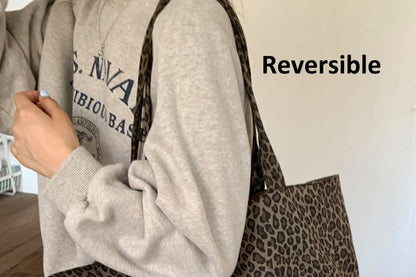 Leopard Tote Print Bag Panel