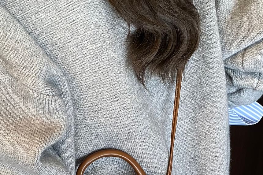 Applique Bag Crossbody Top Heart Plaid Flap Handle