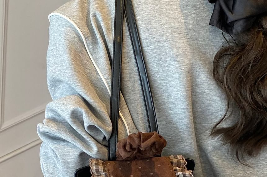 Backpack Panel Ruffle Small Dotted Floral