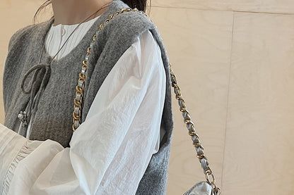 Quilted Crossbody Bag Chain