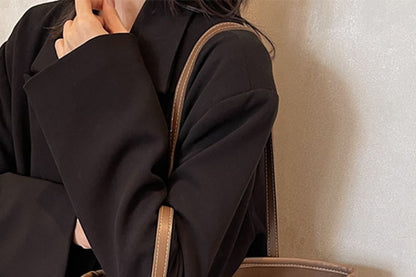 Faux Leather Bag Tote