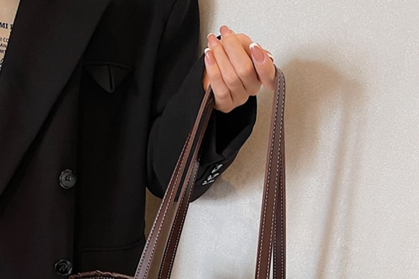 Faux Leather Bag Tote