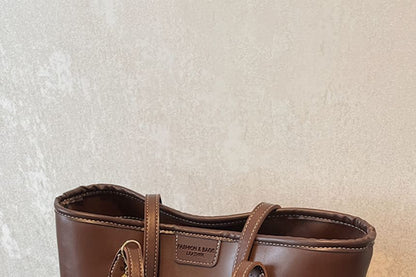 Faux Leather Bag Tote