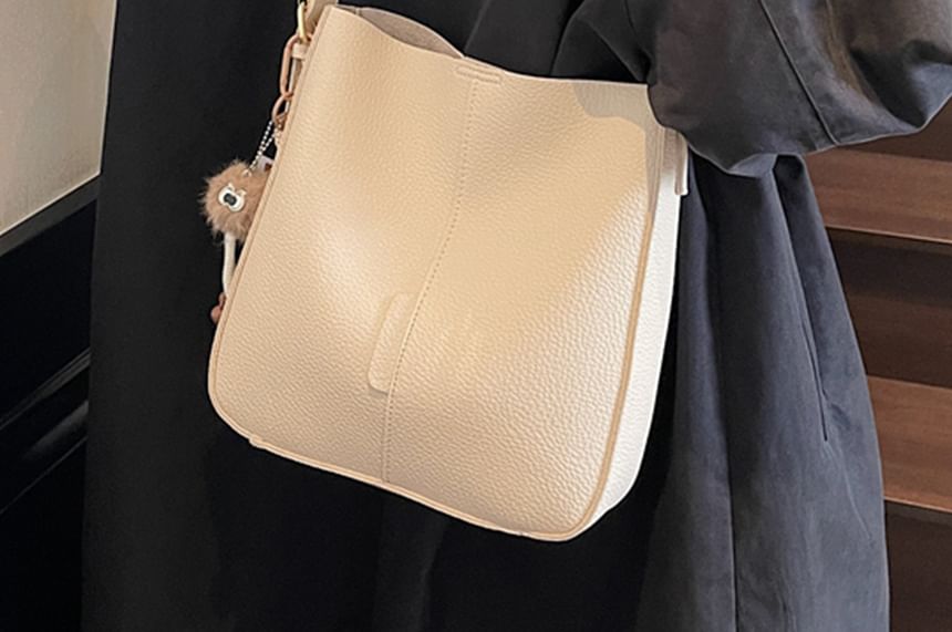With Pouch Shoulder Leather Faux Bag