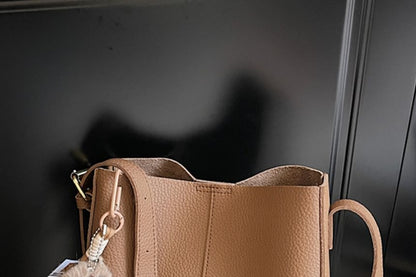 With Pouch Shoulder Leather Faux Bag