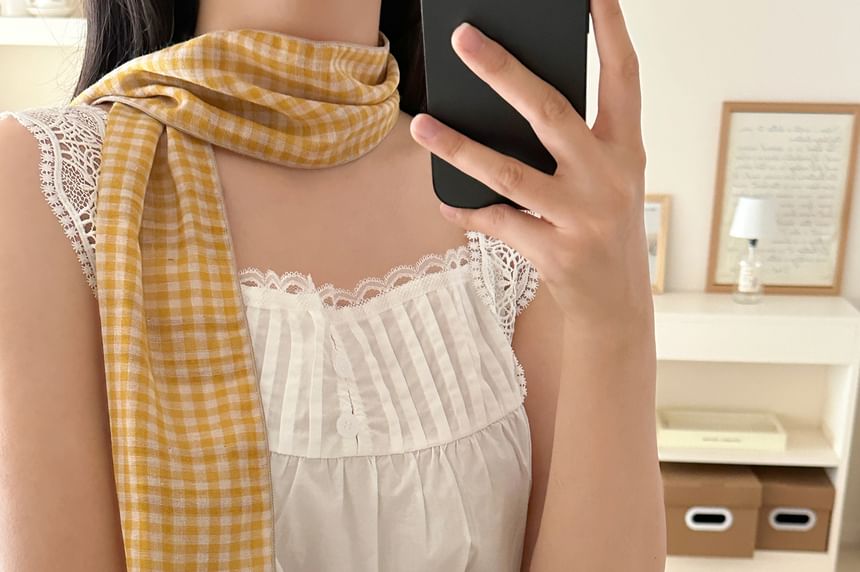 Scarf Reversible Plaid