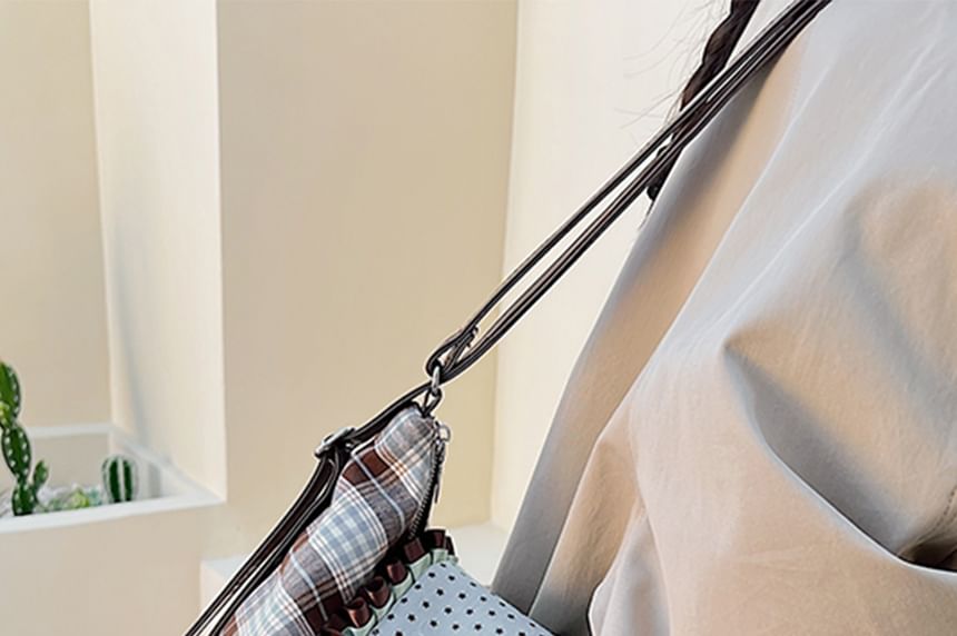 Bag Crossbody Bow Patterned Accent