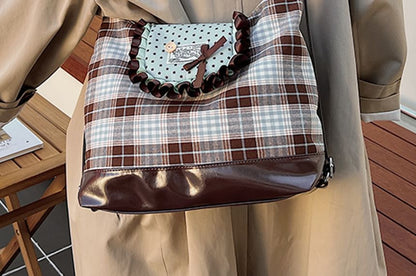 Bag Crossbody Bow Patterned Accent