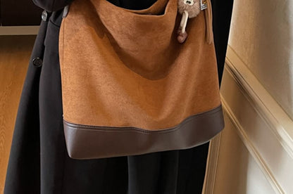 Tote Suede Faux Bag