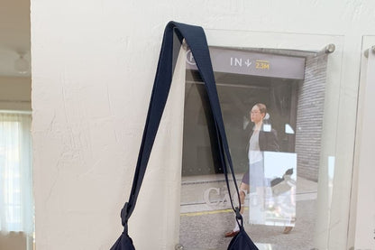 Plain Zip Shoulder Bag