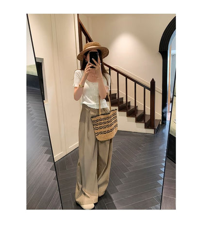 Scoop Neck Short Sleeve Pointelle Knit Cardigan