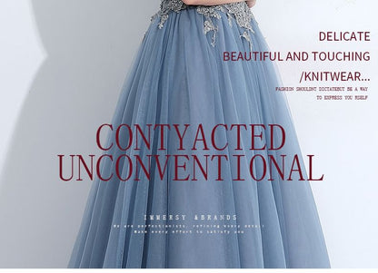 Short-Sleeve Mock Neck Lace Panel Evening Gown / Cocktail Dress