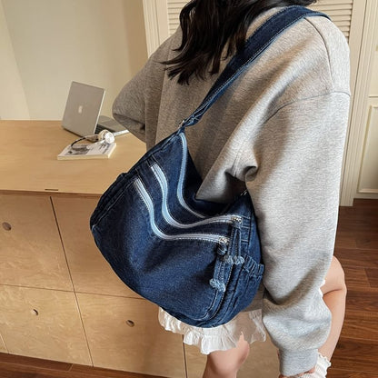 Denim Shoulder Bag
