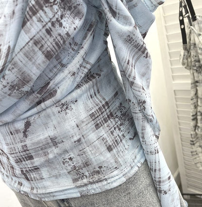 Buckled Plaid Long-Sleeve Shirt with Modern Edge