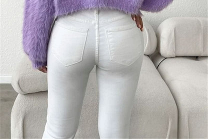 Fluffy Open Front Crop Cardigan