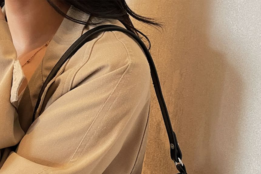 Buckle Strap Crossbody Bag