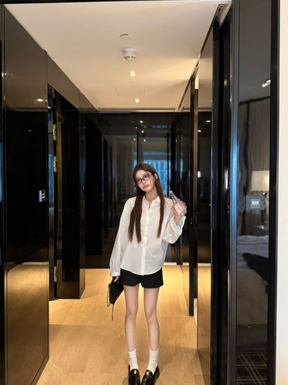 Lace-Trimmed Sleeved Blouse or Trench Coat