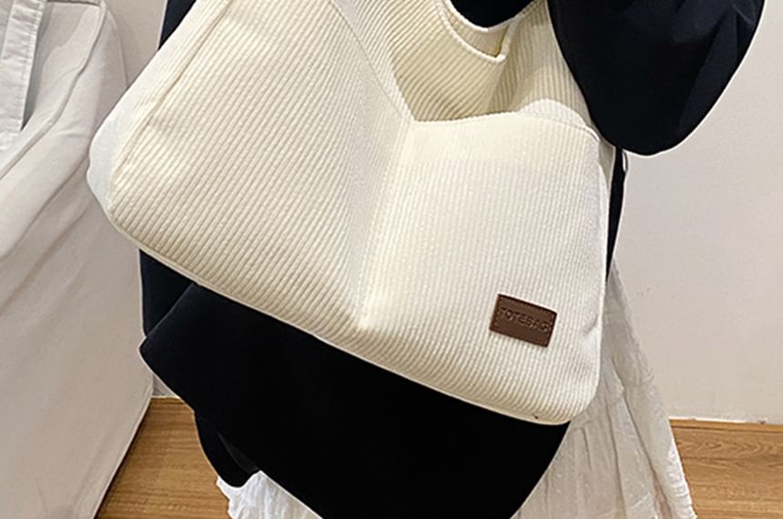 Ribbed Corduroy Shoulder Bag