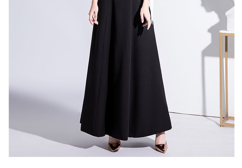 Off Shoulder Two Tone A-Line Evening Gown