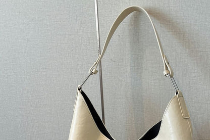 Faux Leather Hobo Bag With Pouch