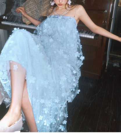 Gown Sheer A-Line Evening Sleeveless