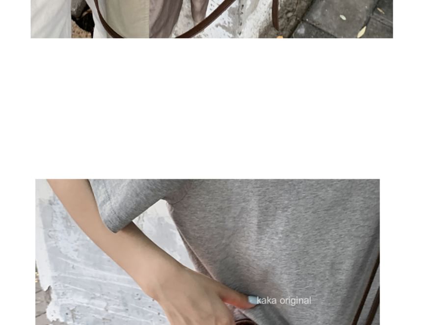 Faux Leather Woven Shoulder Bag