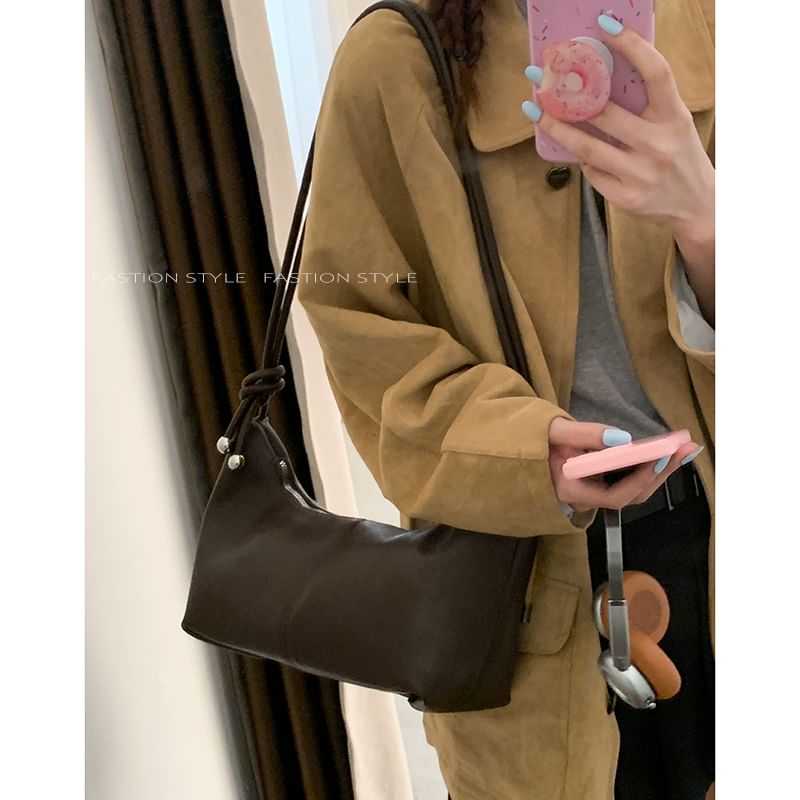 Canvas Plain Shoulder Bag