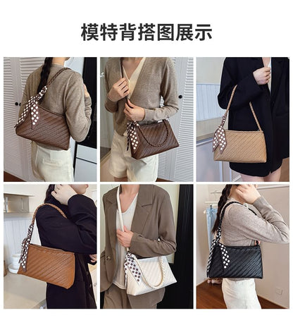 Woven Crossbody Shoulder Bag