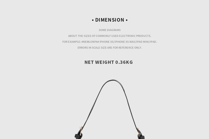 Faux Leather Plain Hobo Bag