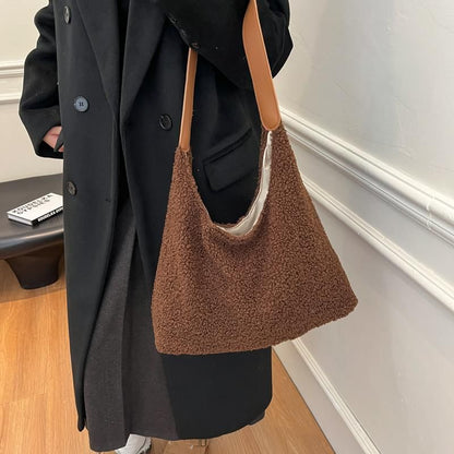 Fleece Shoulder Bag