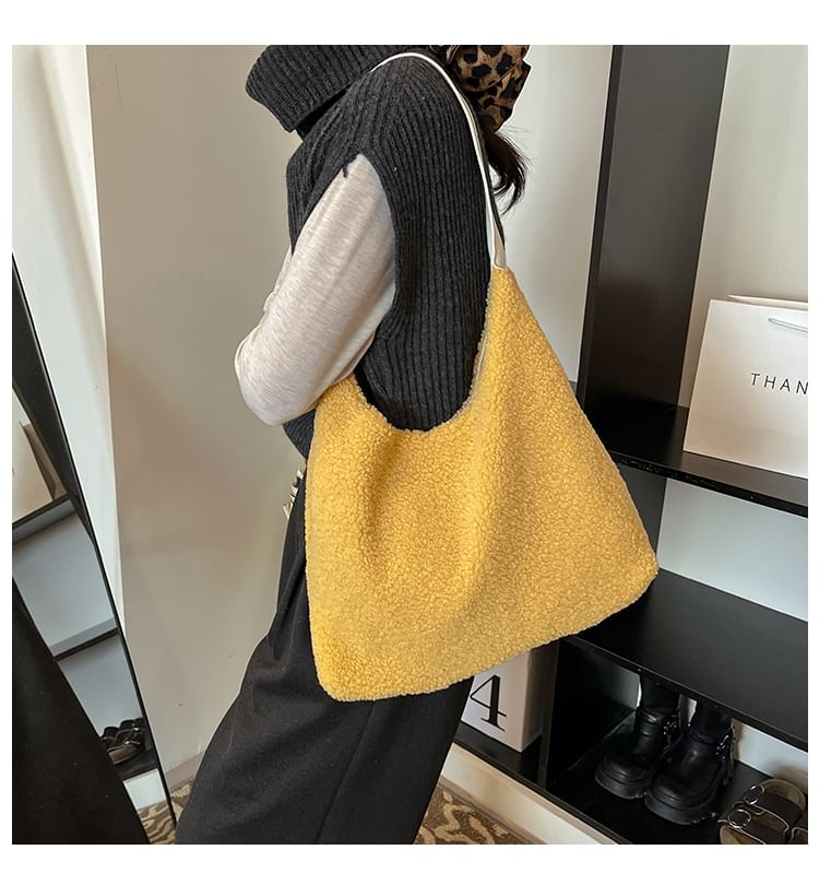 Fleece Shoulder Bag
