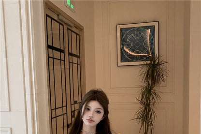 Cropped Cami, Oversized Long-Sleeve Shirt & High-Waist Shorts Trio