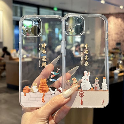 Cat / Rabbit Chinese Characters Phone Case