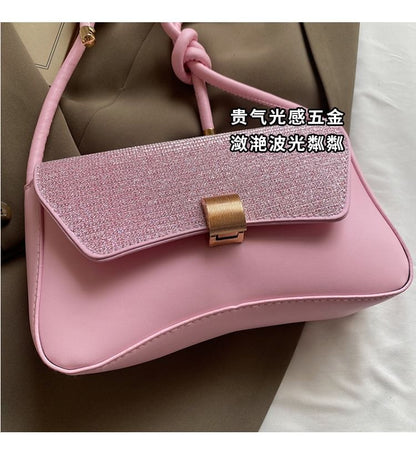 Glitter Flap Crossbody Shoulder Bag