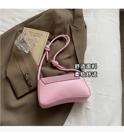 Glitter Flap Crossbody Shoulder Bag